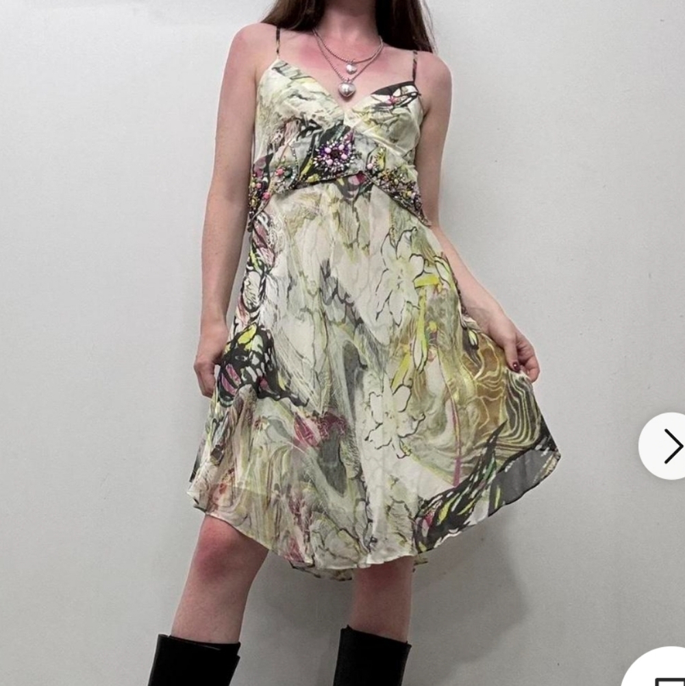 Karen Millen Artistic Multicolor Mini Dress
